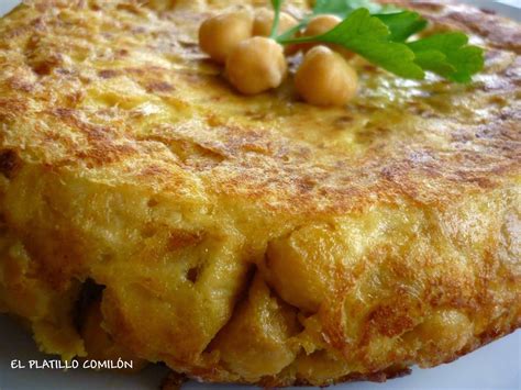 Tortilla De Garbanzos El Platillo Comilón