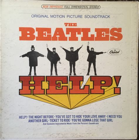 The Beatles Help Original Motion Picture Soundtrack 1965 Vinyl Discogs