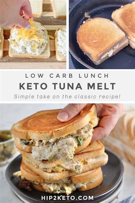 Classic Keto Tuna Melt Low Carb Lunch Or Dinner Idea Tuna Melt