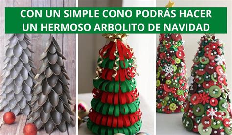 Bell Simas Ideas De Rboles De Navidad Hechos Con Conos