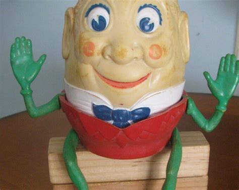 Vintage Humpty Dumpty Plastic Puzzle Toy Collectible Toy Etsy