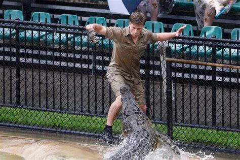 Robert Irwin Celebrates Birthday Feeding Crocodiles With Rumoured