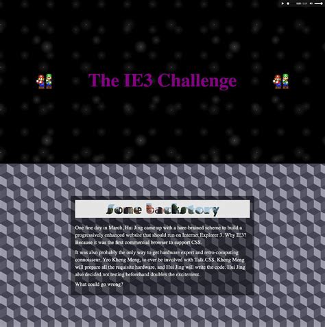 Internet Explorer 3, an adventure in cross-browser compatibility