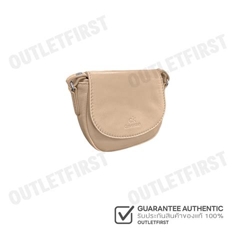 Ck Calvin Klein Saddle Crossbody Bag Nude Code L W