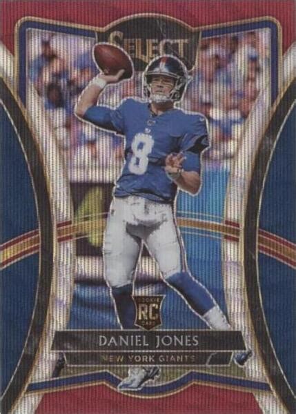 Panini Select Premier Level Tri Color Prizm Daniel Jones