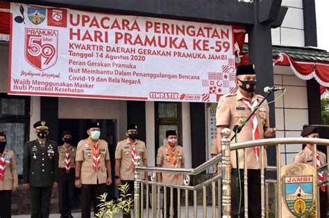 Danrem Gapu Pimpin Upacara Hari Pramuka Ke Tahun