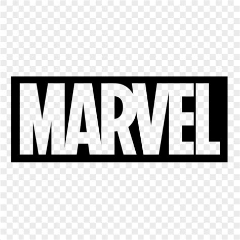 HD Marvel Black Logo Transparent PNG | Citypng