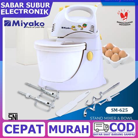 Jual Stand Mixer Miyako Sm Pengaduk Adonan Kue Dengan Speed Level