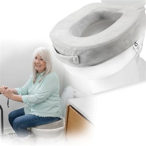 Amazon Vive Toilet Seat Cushion 2 Inch High Density Foam Toilet