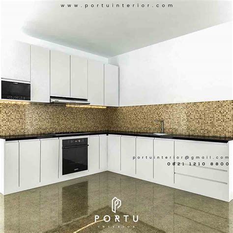 Jual Kitchen Set Design Minimalis Custom Di Portu Interior Portu Interior