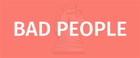 BAD PEOPLE Game Rules - How To Play BAD PEOPLE