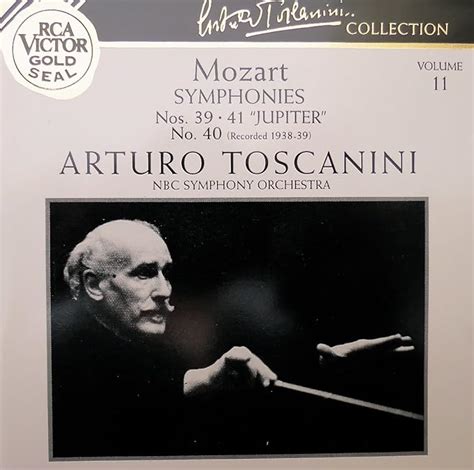 Jp Mozart Symphonies No 39 40 41 Jupiter Arturo Toscanini Collection Vol 11