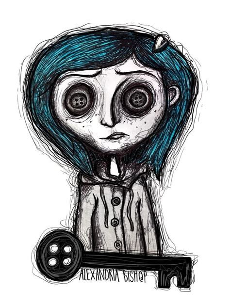 Coraline Drawing Coraline Tattoo Tim Burton Tattoo Tim Burton Art