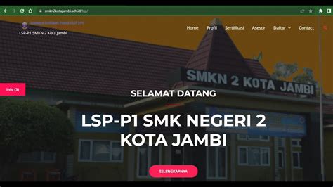 Cara Daftar Di Lsp P Uji Kompetensi Youtube