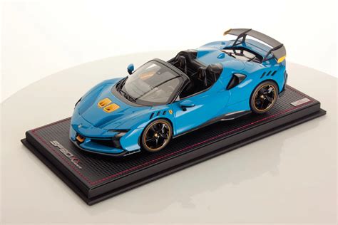 Ferrari SF90 XX Spider Azzurro Dino | AUTOBarnModels