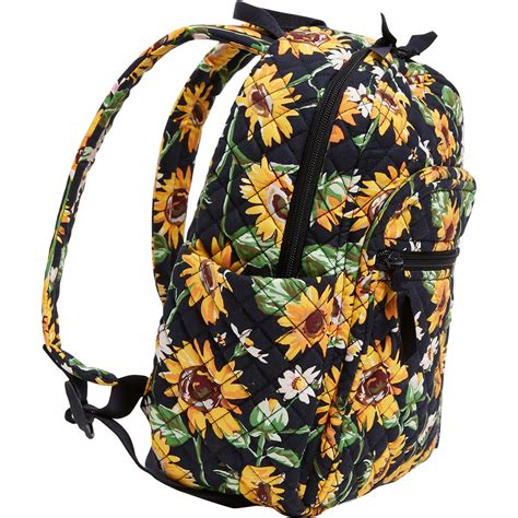 Vera Bradley Sunflowers Recycled Cotton Small Backpack Backpacks