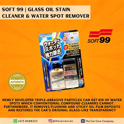 Glass Oil Stain Cleaner And Water Spot Remover The Car Care Company