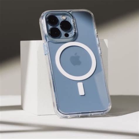 Capinha Que Carrega O Iphone - Capa Para Iphone 13 Pro Max Magsafe Indução Sem Fio Case Transparente ...