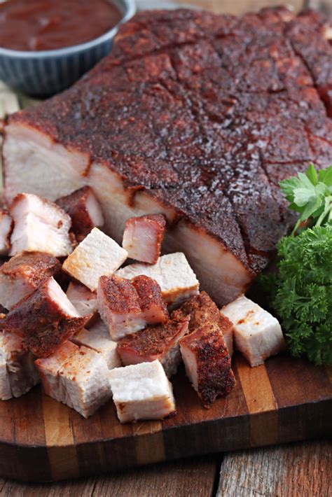 Traeger Smoked Pork Belly Barbecued RecipesforDads