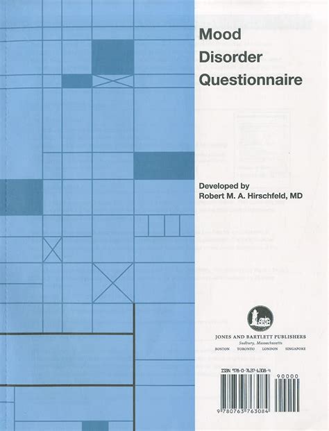 Buy Mood Disorder Questionnaire MDQ Book Online At Low Prices In