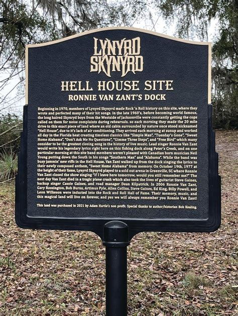 Subdivision Wants Lynyrd Skynyrd Marker Removed From Hell House Lot