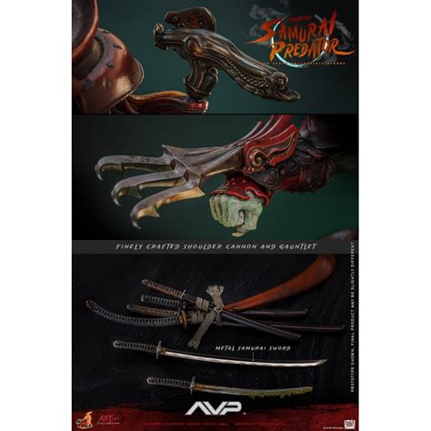 Akaoni Samurai Predator Hot Toys AC Alien Vs Predator Figure