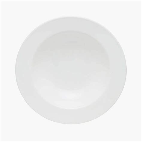 Buy Corelle Livingware Series White Solid Vitrella Glass Pasta Bowl