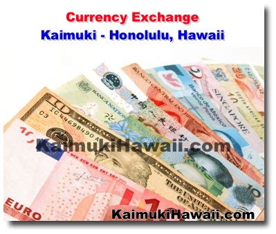 Currency Exchange - Kaimuki - Honolulu, Hawaii - Kaimuki - Honolulu ...