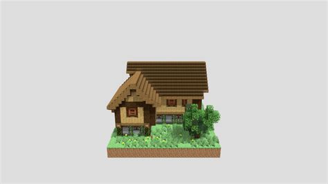 Wood House Download Free 3d Model By Madexc 703503b Sketchfab