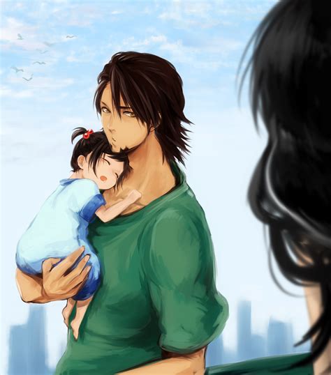 Anime Father And Baby