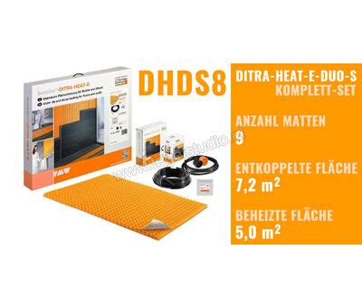 Schlüter Systems DITRA HEAT E DUO S Ontkoppeling Verwarming DHDS8