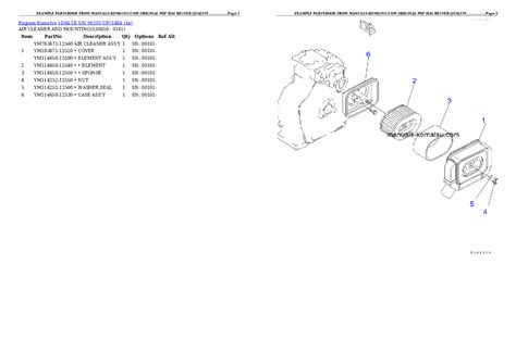 1d84 1b Sn 00101 Up Partsbook Manuals Shop Repair Operation Partsbooks