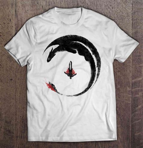 Hiccup And Toothless Flying Watercolor Drawing Shirt Teeherivar