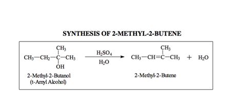 Solved Experiment Synthesis Of 2 Methyl 2 Butene 1a What