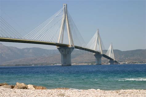 Patras Bridge stock image. Image of bridge, crossing, greek - 8366213