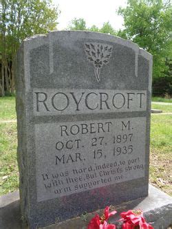 Robert McKinley Roycroft 1897 1935 Find A Grave Memorial