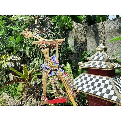 Jual Wayang Kulit Asli WISANGGENI Halus Standar Dalang Shopee Indonesia