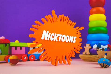 Nickelodeon Nicktoons Old Tv Logo Nick Junior Jr 3d Printed Etsy