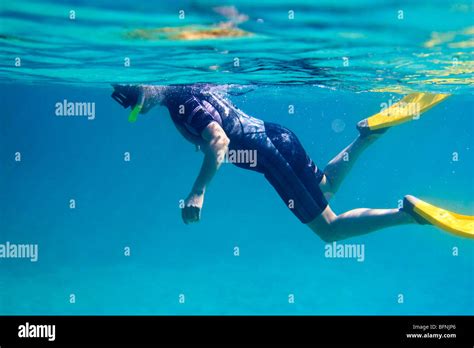 Wetsuit Snorkeling Hi Res Stock Photography And Images Alamy