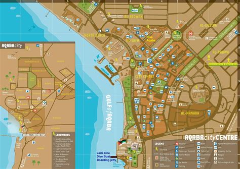 Aqaba Jordan map - Map of aqaba Jordan (Western Asia - Asia)