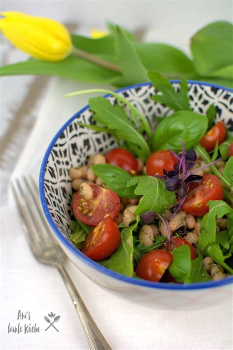 3 Zutaten Rezept Weiße Bohnen Salat Ani s bunte Küche