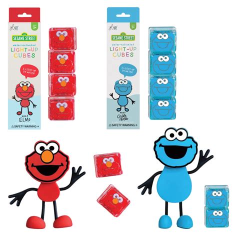 Glo Pals Sesame Street Characters Elmo Cookie Monster