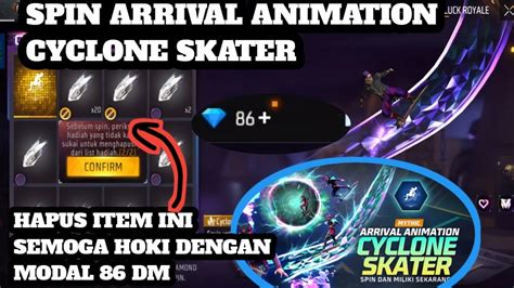 Spin Skin Cyclone Skater Di Event Faded Wheel Free Fire Terbaru