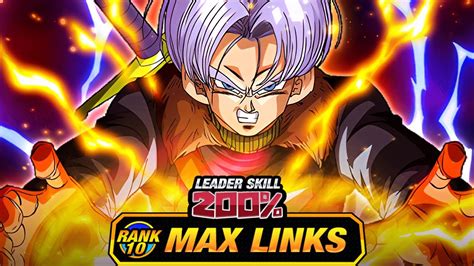 Is He Good Level 10 Links 100 Eza Super Strike Teq Xeno Trunks Dbz Dokkan Battle Youtube