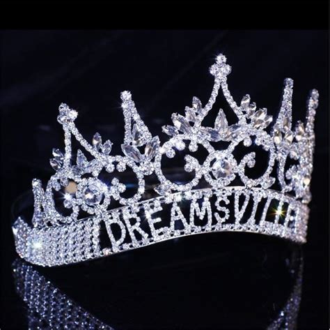 Customized Custom Beauty Custom Rhinestone Pageant Crowns Crystal