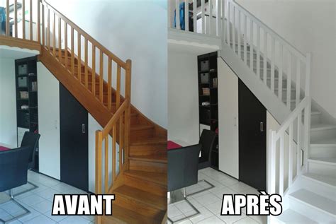 Comment Repeindre Un Escalier En Bois D J Peint Housekeeping