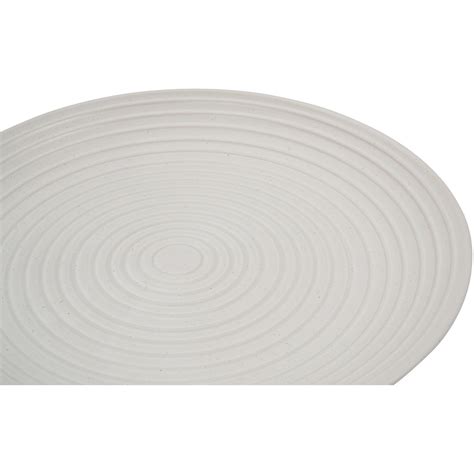 Genoa Ribbed Plate Cream Side Plate Wilko