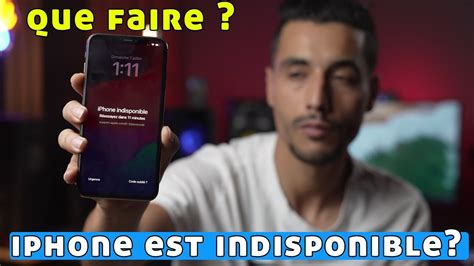 IPhone Est Indisponible Que Faire Sans Ordinateur YouTube