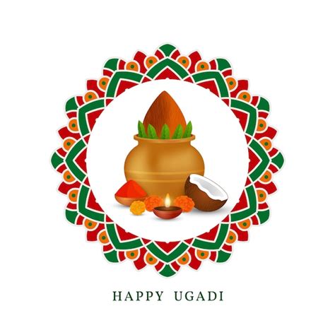 Premium Vector Indian Festival Happy Ugadi Celebration Traditional