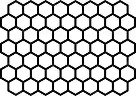 Honeycomb Icon Black And White 12637699 Png